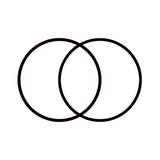 Vesica piscis zwei Kreise