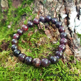 Bracelet Grenat Almandin PASSION Chakra Muladhara pierre fine