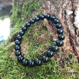 Bracelet PROTECTION Onyx Noir Chakra Muladhara pierre fine