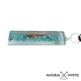 Collier Pendentif Orgonite lOriginale Aigue Marine orgonite