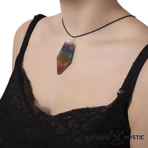 Collier Pendentif Orgonite L’ Originale ™ Pointe 7 Chakras pendentif orgonite