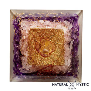 PACK APAISEMENT ORGONE QUARTZ ROSE ET AMÉTHYSTE orgonite