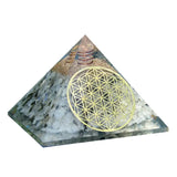 Pyramide Énergie Orgone ÉQUILIBRE Pierre de Lune pyramide orgonite